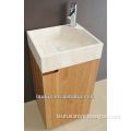 C0030-SQT4338GL natural stone one piece bathroom countertops with built in sinks